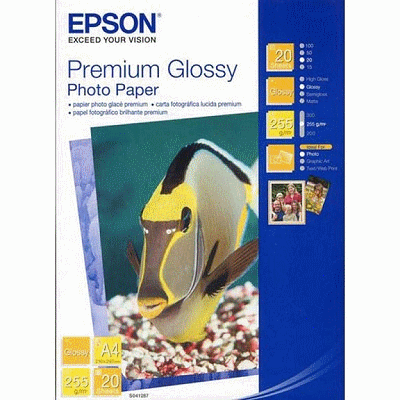 Бумага Epson A4 Premium Glossy Photo Paper, 50л. (C13S041624). Купити в Дніпрі. Витратні матеріали. Папір для принтерів. Комп'ютерна та офісна техніка. Купити в інтернет магазині Spike. Дніпро.